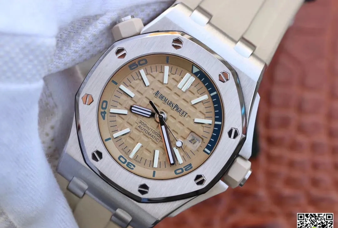 Audemars Piguet Royal Oak Offshore 15710ST.OO.A085CA.01 JF Factory 1:1 Best Edition Replica Watch Silver Strap